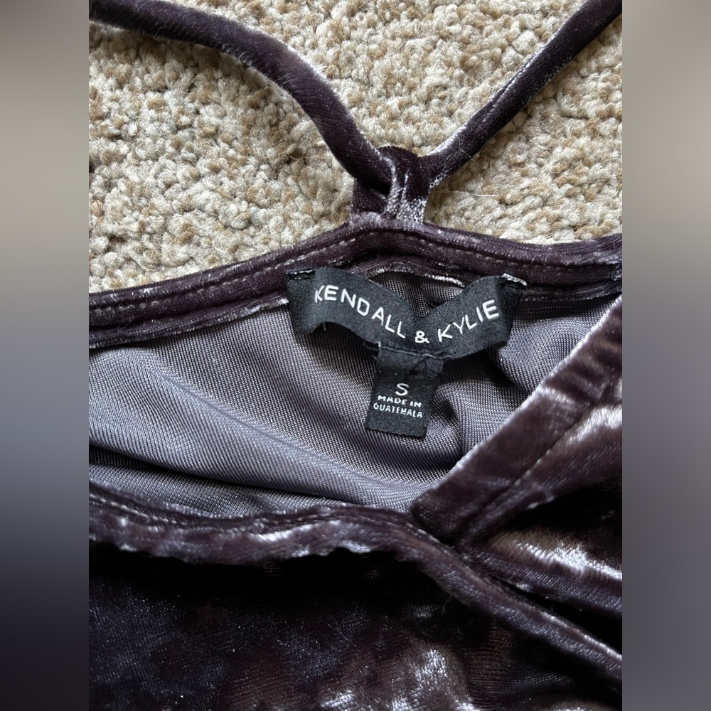 Velvet Ruffle Romper! - Picture 3 of 3